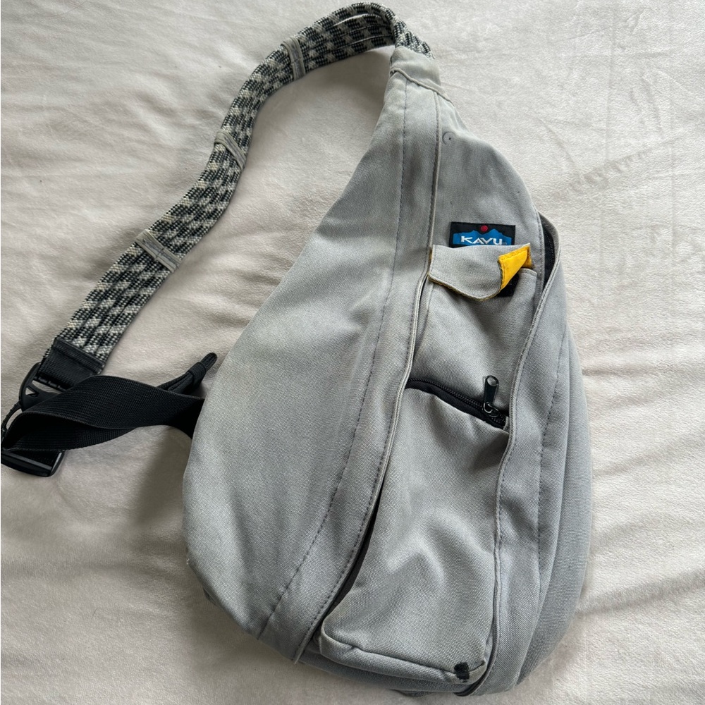 Kavu Rope Sling Crossbody Bag Gray